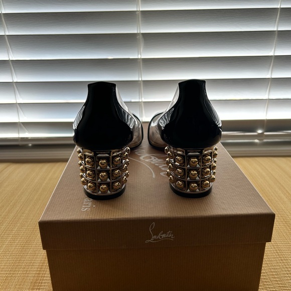 Authentic Christian Loubotin Gallica 55 Patent and PVC dress shoes - Picture 3 of 9